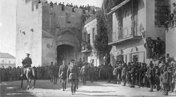 Allenby enters Jerusalem, 1917