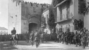 General Allenby enters Jerusalem on foot, 1917. Picture: Wikimedia Commons